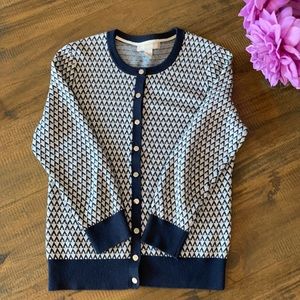 Banana Republic silk blend blue cardigan size S